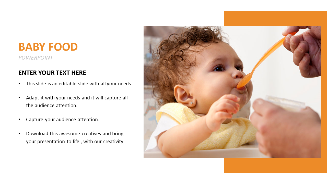 Download Cute Baby Food PowerPoint
